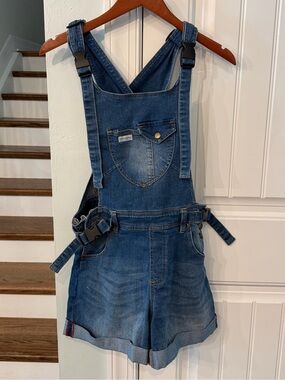 The Mumsie Denim Overalls Classic Shortie Size XS Excellent condition